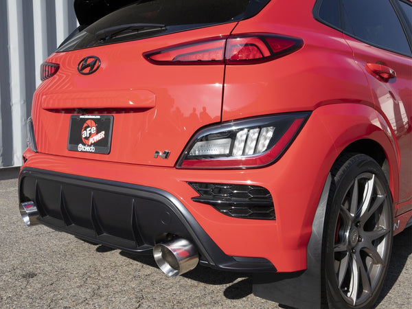 aFe 2022 + Hyundai Kona N L4 2.0L (t) Takeda 3in 304 SS Axle-Back Exhaust System w/ Polished Tips
