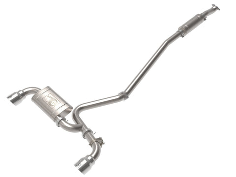 aFe 2022 + Hyundai Kona N L4-2.0L (t) Takeda 3in 304 SS Cat-Back Exhaust System w/ Polished Tips