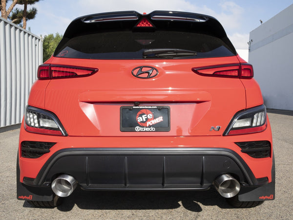 aFe 2022 + Hyundai Kona N L4-2.0L (t) Takeda 3in 304 SS Cat-Back Exhaust System w/ Polished Tips