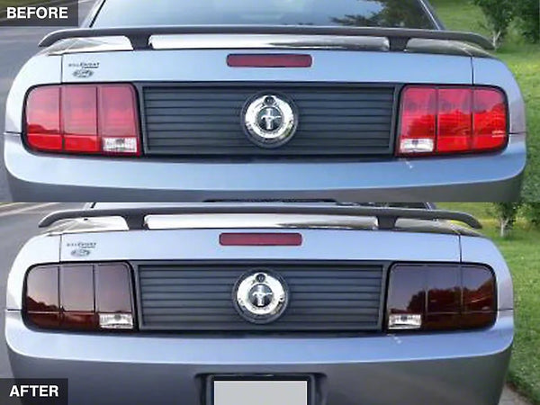 Raxiom 2005 - 2009 Ford Mustang Tail Lights- Black Housing (Smoked Lens)