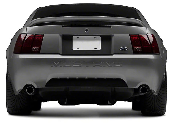Raxiom 1999 - 2004 Ford Mustang Excluding 99-01 Cobra Tail Lights- Black Housing (Smoked Lens)