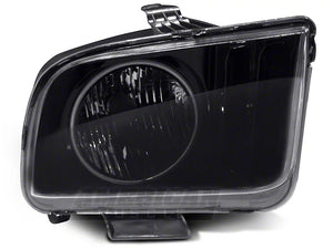 Raxiom 2005 - 2009 Ford Mustang GT V6 Axial Series CCFL Halo Projector Headlight- Blk Housing (Smkd Lens)