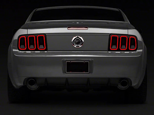 Raxiom 2005 - 2009 Ford Mustang Gen5 Tail Lights- Black Housing (Smoked Lens)