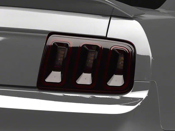 Raxiom 2005 - 2009 Ford Mustang Gen5 Tail Lights- Black Housing (Smoked Lens)