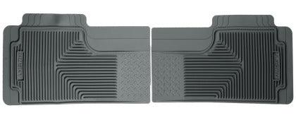 Husky Liners 80-12 Ford F-150/00-05 Ford Excursion Heavy Duty Gray 2nd Row Floor Mats - GUMOTORSPORT