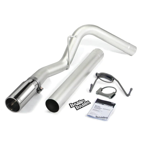 Banks Power 2013  - 2018 Dodge Ram 6.7L CCSB Monster Exhaust System - SS Single Exhaust w/ Chrome Tip