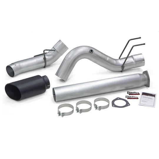 Banks Power 2017 - 2022 Ford 6.7L F250 / F350 / F450 5in Monster Exhaust System - Single Exhaust w/ Black Tip
