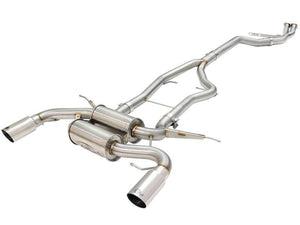 aFe MACHForce XP SS-304 Polish Tip  Cat Back Exhaust 11-13 BMW 335i (E90/E92) 3.0L - GUMOTORSPORT