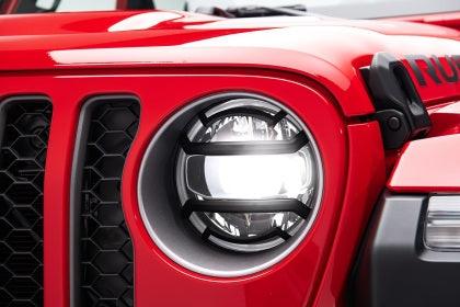 Rugged Ridge 18-20 Jeep Wrangler JL / 2020 Jeep Gladiator JT Black Elite Headlight Guards Black - GUMOTORSPORT