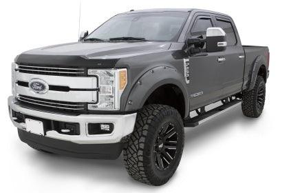 Bushwacker 17-18 Ford F-250 Super Duty Pocket Style Flares 4pc - Magnetic Grey - GUMOTORSPORT