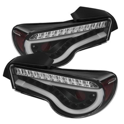 Spyder Scion FRS 2013 - 2016 /Subaru BRZ 2013 - 2021 Sequential LED Tail Lights Black ALT-YD-SFRS12-LBLED-BK - GUMOTORSPORT
