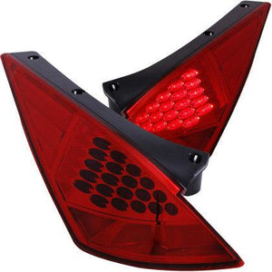ANZO 2003-2005 Nissan 350Z LED Taillights Red - GUMOTORSPORT