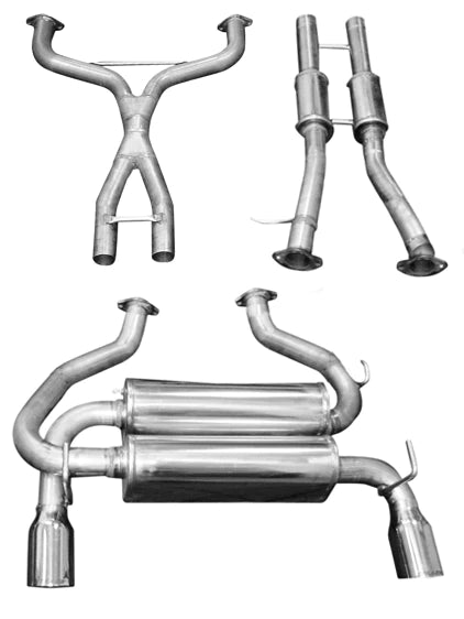 Stillen 2003-2009 Nissan 350Z [Z33] Stainless Steel Exhaust Systems - 504350D