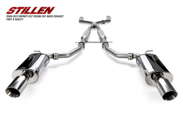 Stillen 2009-2013 Infiniti G37 Sedan, 2015 Q40 Stainless Steel Cat-Back Exhaust System - 504377