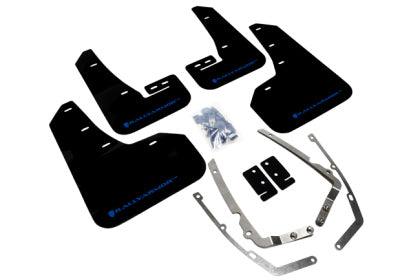 Rally Armor 2015+ VW Golf/GTI/TSI UR Black Mud Flap w/ Blue Logo - GUMOTORSPORT