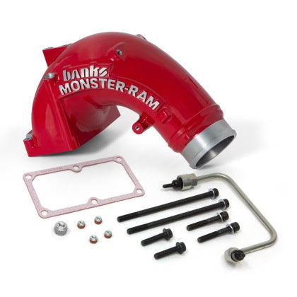 Banks Power 07.5-17 Ram 2500/3500 6.7L Diesel Monster-Ram Intake System w/ Fuel Line 3.5in Red - GUMOTORSPORT