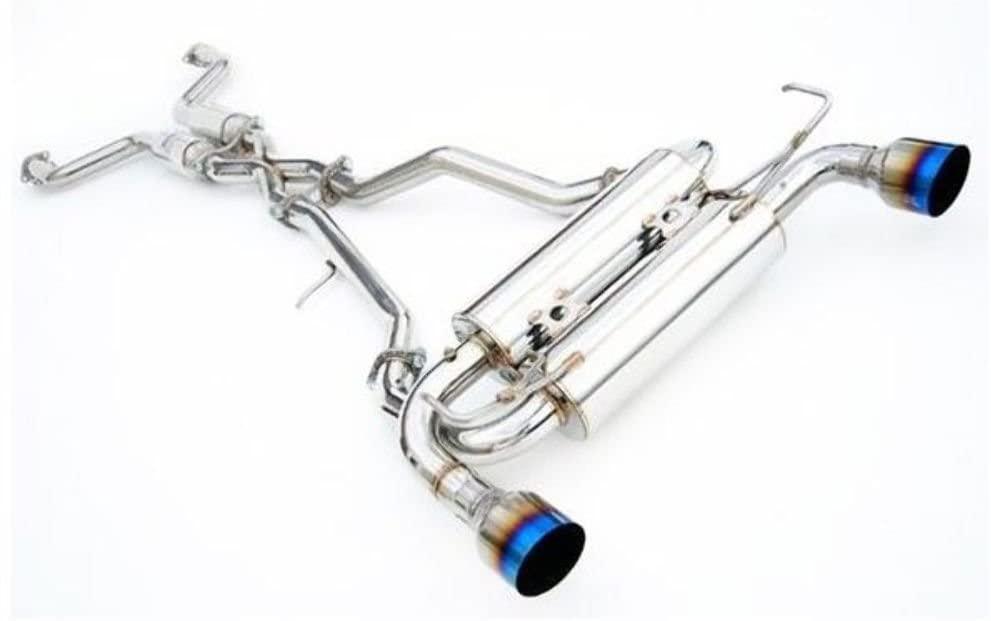 Invidia Gemini Cat Back Exhaust Titanium Tip - Infiniti G35 Coupe 2003-2009 - GUMOTORSPORT