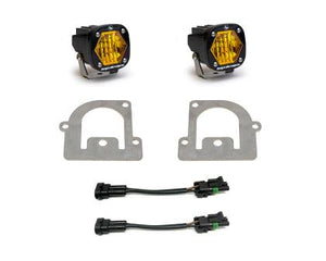 Baja Designs 21+ Ford Bronco Sport S1 WC LED Fog Pocket Light Kit - Amber - GUMOTORSPORT