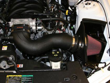 Airaid 05-09 Ford Mustang 4.6L Race Only (No MVT) MXP Intake System w/ Tube (Oiled / Red Media) - GUMOTORSPORT