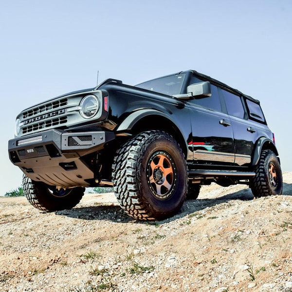Westin 2021 + Ford Bronco Pro-Mod Front Bumper - Textured Black - GUMOTORSPORT