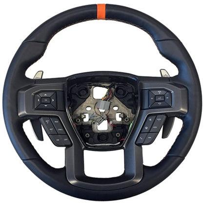Ford Racing 2015-2017 F-150 Raptor Performance Steering Wheel Kit - Orange Sightline - GUMOTORSPORT