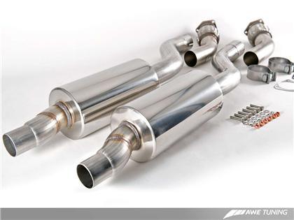 AWE Tuning Audi B8.5 S5 3.0T Touring Edition Exhaust System - Polished Silver Tips (102mm) - GUMOTORSPORT