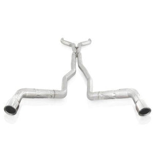 Stainless Works 10-15 Camaro 6.2L 3in Dual Chambered Catback System X-Pipe Factory Connect - GUMOTORSPORT