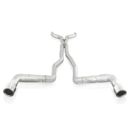 Stainless Works 10-15 Camaro 6.2L 3in Dual Chambered Catback System X-Pipe Factory Connect - GUMOTORSPORT