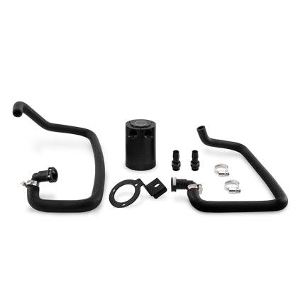 Mishimoto 2015+ Ford Mustang EcoBoost Baffled Oil Catch Can Kit - Black - GUMOTORSPORT