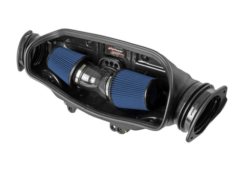 aFe 2020 + Chevrolet Corvette C8 Track Series Carbon Fiber Cold Air Intake System With Pro 5R Filters - GUMOTORSPORT