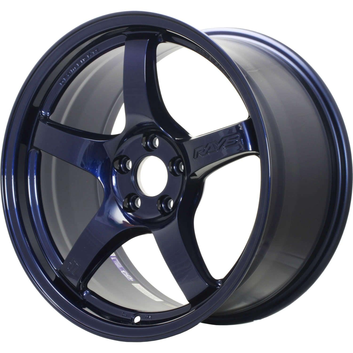 Gram Lights 57CR 18x9.5 +38 5x114.3 Eternal Blue Wheel - GUMOTORSPORT