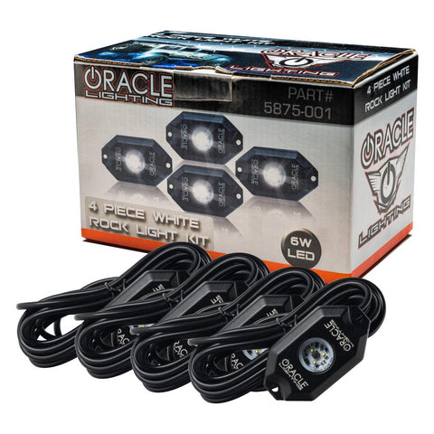 Oracle Underbody Wheel Well Rock Light Kit - White (4PCS) - 5000K - GUMOTORSPORT