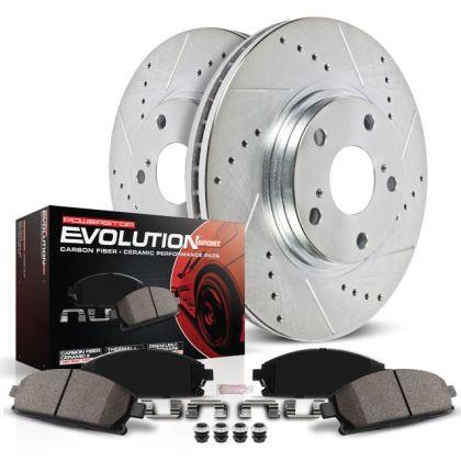 Power Stop 12-16 Tesla Model S Front Z23 Evolution Sport Brake Kit - GUMOTORSPORT