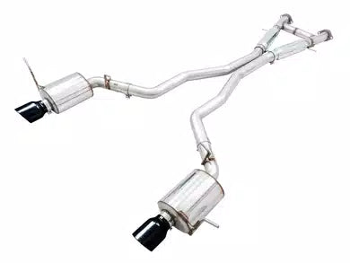AWE Tuning 2020 + Jeep Grand Cherokee SRT Touring Edition Exhaust - Diamond Black Tips - GUMOTORSPORT