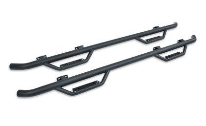 Go Rhino 14-18 GMC Sierra 1500 Dominator Classic D2 SideSteps - Cab Length - Tex Blk - GUMOTORSPORT