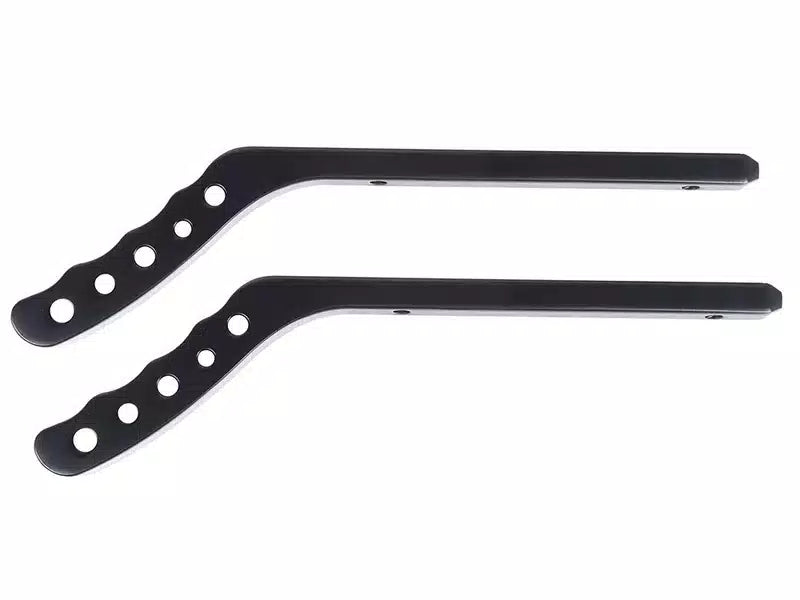 Rugged Ridge Aluminum Grab Handles Rear Pair Black 07-18 Jeep Wrangler JK/JKU - GUMOTORSPORT