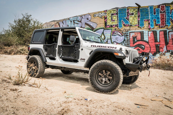 Body Armor 4x4 2018+ Jeep Wrangler JL and Gladiator JT Trail Doors Front Pair - GUMOTORSPORT