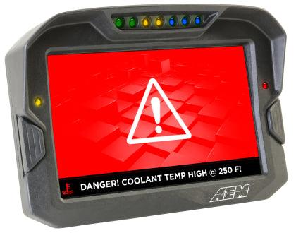 AEM CD-7 Non Logging Race Dash Carbon Fiber Digital Display (CAN Input Only) Universal - GUMOTORSPORT