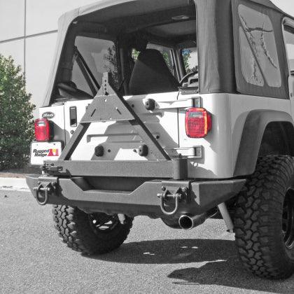 Rugged Ridge Tire Carrier XHD Rear Bumper 76-06 Jeep CJ / Jeep Wrangler - GUMOTORSPORT