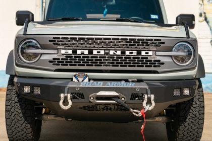 Road Armor 2021+ Ford Bronco Stealth Front Winch Bumper - Tex Blk - GUMOTORSPORT