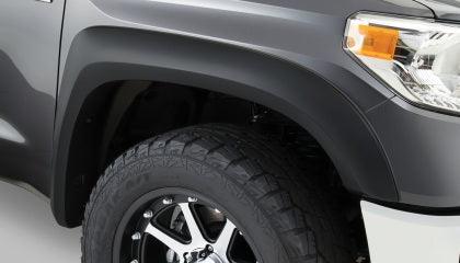 Bushwacker 14-18 Toyota Tundra Fleetside Extend-A-Fender Style Flares 4pc - Black - GUMOTORSPORT