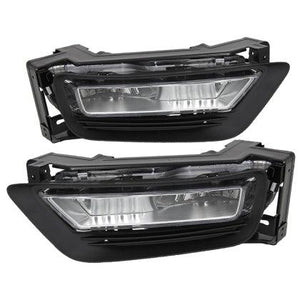 Spyder Honda Accord 2013-2015 4Dr OEM Fog Lights W/Switch- Clear FL-HA2013-4D-C - GUMOTORSPORT