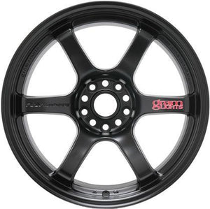 Gram Lights 57DR 18x9.5 +22 5x114.3 Semi Gloss Black Wheel - GUMOTORSPORT