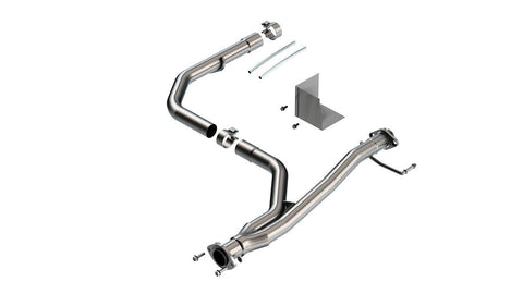 Borla 2016-2022 Toyota Tacoma Connecting Pipe Part # 60699 Stainless Steel Y-Pipe - Brushed - GUMOTORSPORT