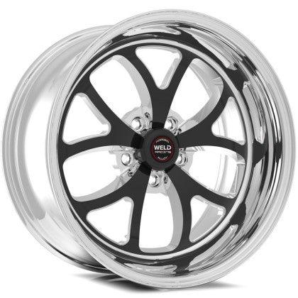 Weld S76 20x9.0 / 5x5 BP / 5.75in. BS Black Wheel (High Pad) - Non-Beadlock - GUMOTORSPORT