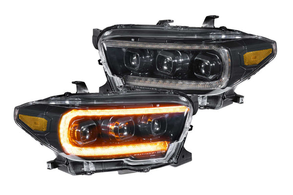 Morimoto XB Headlights : Toyota Tacoma (2016 - 2023 ) (AMBER DRL)