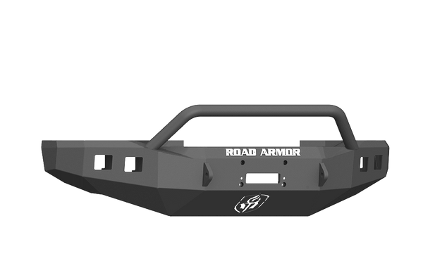Road Armor 2017 - 2021 Ford F-250 Stealth Front Winch Bumper w/Pre-Runner Guard - Tex Blk - GUMOTORSPORT