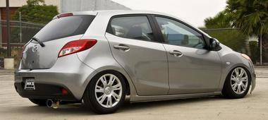 HKS 2010 - 2014 Mazda 2 Silent Hi-Power Rear Section ONLY Exhaust w/ External Resonator - GUMOTORSPORT