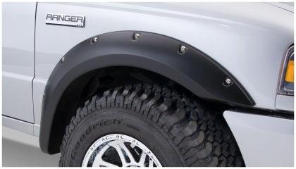 Bushwacker 93-11 Ford Ranger Styleside Pocket Style Flares 4pc 72.0/84.0in Bed - Black - GUMOTORSPORT