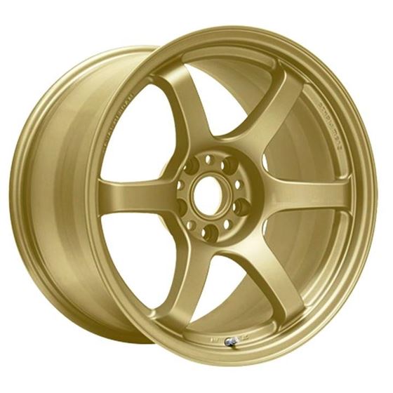 Gram Lights 57DR 18x9.5 +38 5x114.3 E8 Gold Wheel